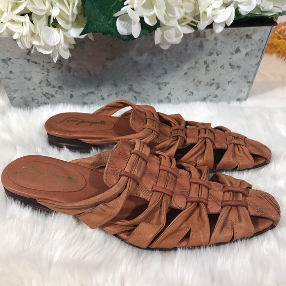 Free People Shoes - NEW Free People Brown Mules